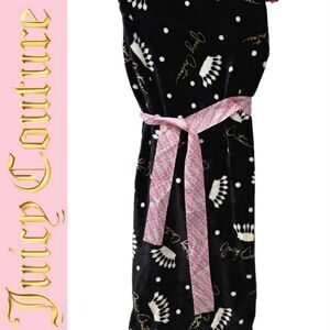 Juicy Couture Home Signature Logo Crown Printed Plush Boxed Throw Blanket